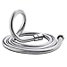 OLEAH Ultra-Flexible Metal 304 Stainless Steel Shower Hose Stretch 59 Inch to 70 Inch for Handheld Shower Head Hose Replacement Part with Brass Insert and Nut