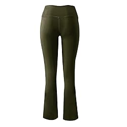 Women's Bootcut Yoga Pants with V Cut Waist, High