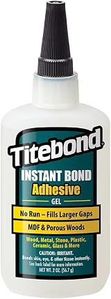 Titebond 6231 Instant Bond Wood Adhesive Gel 2oz view 1