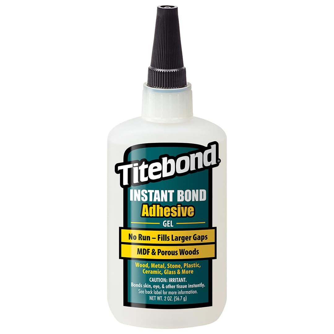 Titebond 6231 Instant Bond Wood Adhesive (Gel, 2oz)