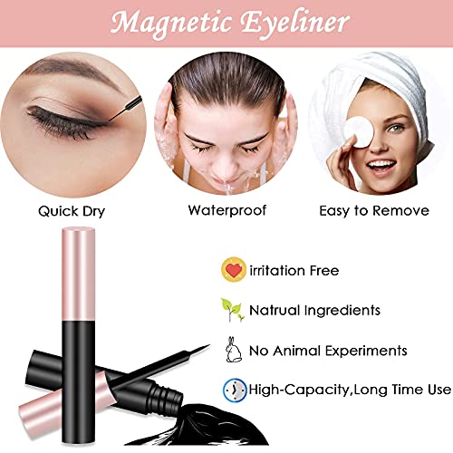 Eyelash Kit, 10 Pairs Natural Look Lashes with