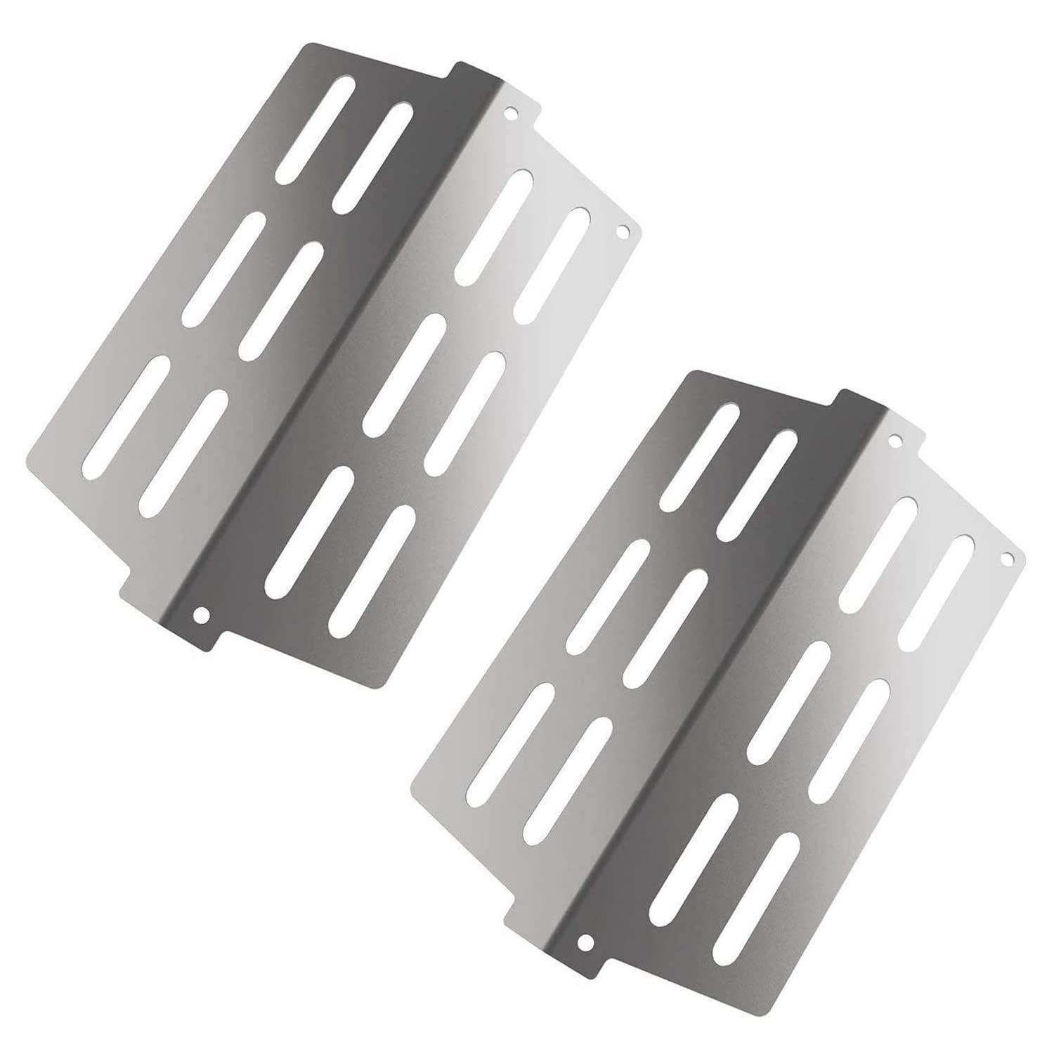 Denmay 7622 33.7CM Heat Deflector 1.3mm for Weber Genesis I 300 Series, Genesis E310 320 330 S310 320 330 Grill with Front Control Knobs(2011&Newer), Heat Shield Plate for Weber 65505 62756,2 Pack — image 1