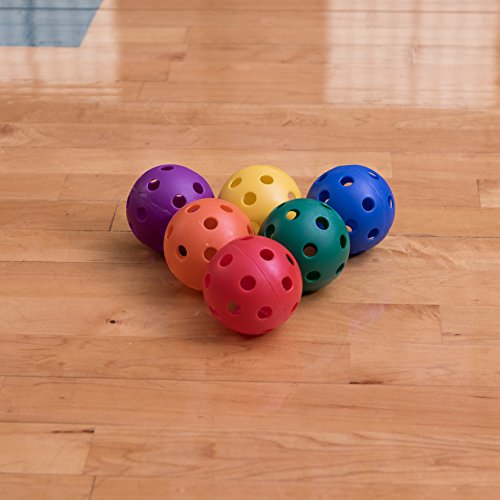 Champion Sports 9" Hollow Plastic Assorted Color Baseball Set