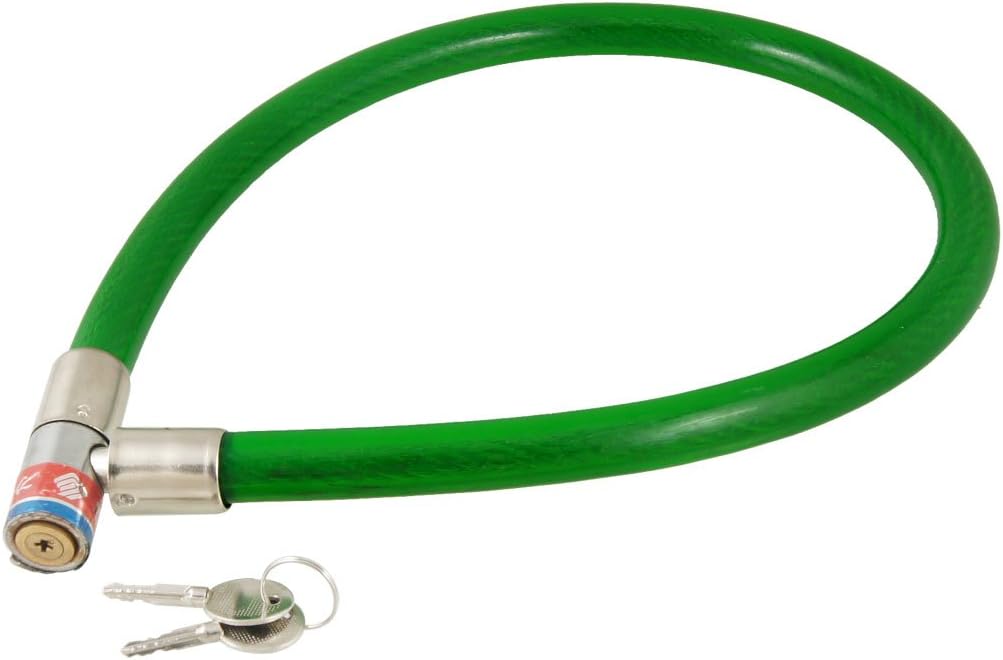 green bike lock