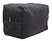 Canvas Travel Toiletry Organizer Shaving Dopp Kit Cosmetic Makeup Bag 9 Inch #B4 (grey)