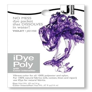 iDye Poly Violet - For Polyester And Nylon Fabrics