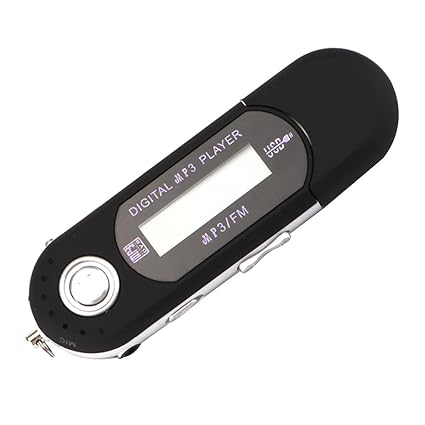 Mengonee Tragbare Mini-USB-Flash-LCD-Digital-MP3-Player-Unterstützungs-Flash 32GB TF-Karten-Slot-Musik-Spieler FM Radio
