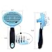 MangGou Pets Grooming Brush, Dogs Slicker Brush Gently Cleaning Pin for Removes Mats, Tangles, Loose Hair with Grooming Long and Short Hair for Dog and Cat