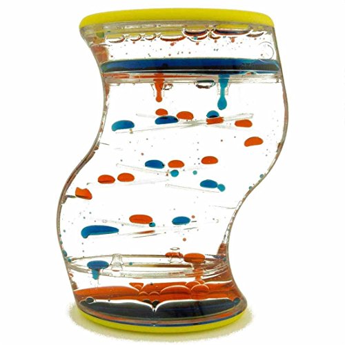 Ampersand Shops Blue Orange Liquid Motion Bubbler