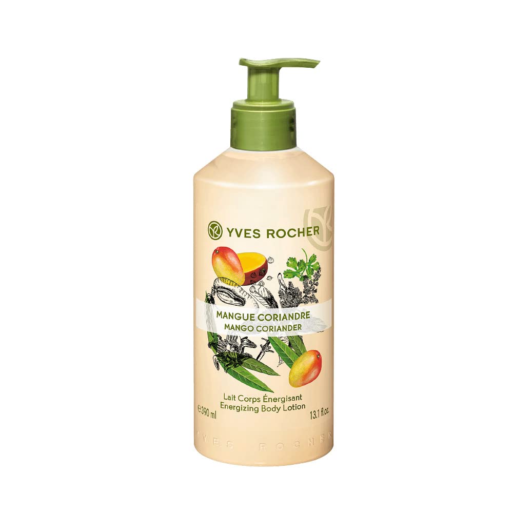 Yves Rocher Energizing Soft milk for body Mango & Coriander 390 ml