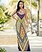 TINYHI Women's Multi-Color Aztec Print Maxi Dress
