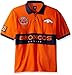 FOCO Denver Broncos Cotton/Poly Wordmark Rugby Short Sleeve Polo Shirt Extra Large