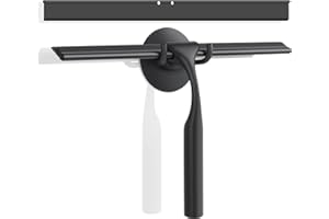 LUXEAR Shower Squeegees with Sticky Surface Non-Slip Bathroom Squeegee 10 inch Window Glass Squeegee for Bathroom Door Car Mi