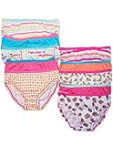Caramel Cantina Big Girls Cotton Bikini Panty 10 Pack