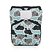 Thirsties Reusable Cloth Diaper, One Size Pocket Diaper, Hook & Loop Closure, Counting Sheep