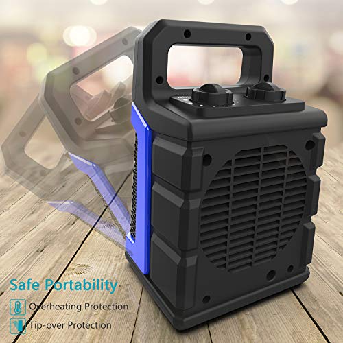 2 Portable+Adjustable+Thermostat+Electric+Protection