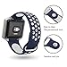 SWEES Silicone Bands Compatible Fitbit Blaze, Sport Replacement Wristband Small & Large (5.8