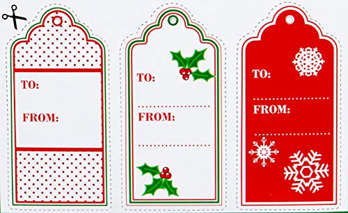 CANDY CANE PEPPERMINT RED & WHITE GIFT SET | 12 PIECES IN EACH BOX – PACK OF 3-36 TOTAL COUNT | INDIVIDUALLY WRAPPED | INCLUDES TO & FROM GIFT TAGS (RED)