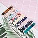 21Pcs Acrylic Resin Hair Clips Set,MASWATER Premium Acrylic Hair Barrettes,Fashion Geometric Marble Rectangle Clips Duckbill Alligator Clips for Women Ladies Hair accessories