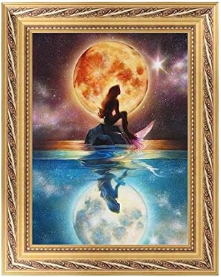 Arich DIY 5D Mermaid Diamond Embroidery Painting Cross Stitch Art Craft Home Decor