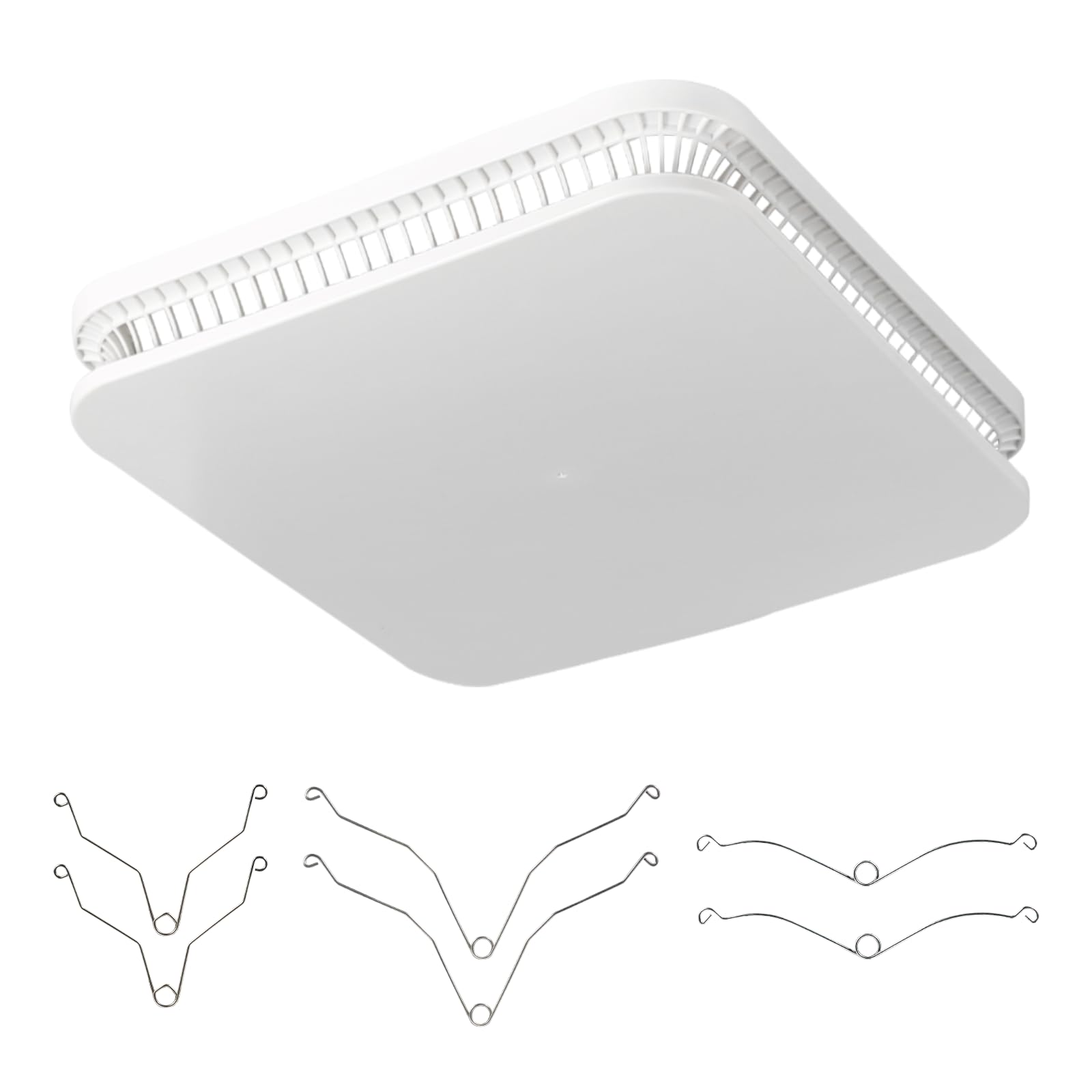 Photo 1 of 13.25“ x 13.25" Broan-Nutone FG701S Universal Cleancover, FG701S Bathroom Vent Fan Cover for Broan-NuTone Fans, Ventilation Cover Bathroom Ceiling Fan Cover with Spring Clips