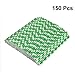 BESTOMZ 150pcs Biodegradable Paper Straws Bamboo Drinking Straws for Party Drinks Decoration
