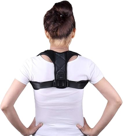 Czxxh Haltungskorrektur Zur Fixierung Von Schmerzen Im Oberen Rucken Verstellbare Bandage Fur Wirbelsaulenkorrektur Schultern Geeignet Fur Erwachsene Amazon De Sport Freizeit