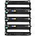 UniVirgin 4-Color DR221 Drum Sets Replacement for Brother DR221 DR-221CL DR221CL Drum Unit Fits for: Brother HL-3140CW HL-3170CDW MFC-9130CW MFC-9330CDW MFC-9340CDW Printers (4pk Drum - BCMY)