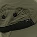 4 Panel Large Bill Flap Hat-Olive W15S48B