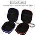 Meuxan zz556456 AirPods Storage Case Mini Earbud Carrying Pouch, Black/Red/Yellow/Purple, 4 Piece