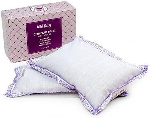 Wild Baby Hot Cold Aromatherapy Lavender Clay Bead Replacement Pack for Microwave Plush Pal (2 Pack)