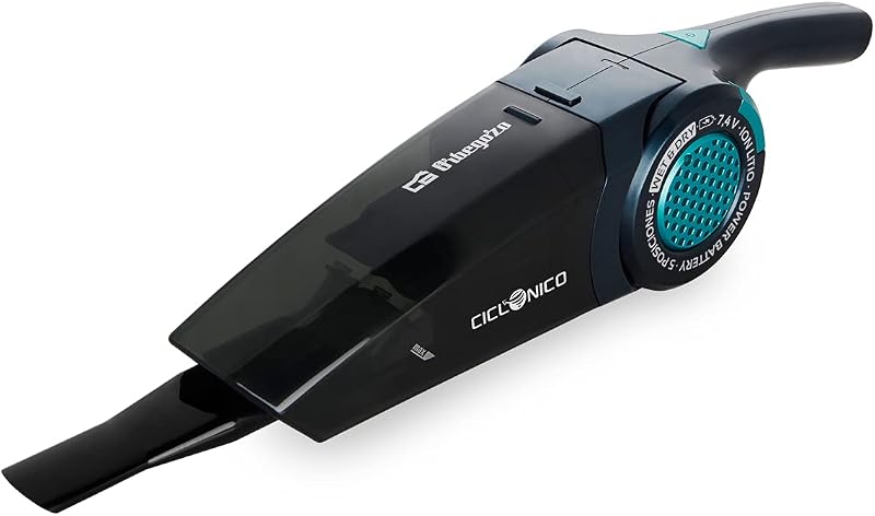 AP 1500 - Aspirateur à main sans fil, aspire les solides et les liquides, manche à inclinaison variable, système d’aspiration cyclonique, 2200 mAh, 3 accessoires inclus, noir