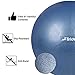 Trideer Exercise Ball (45-85cm) Extra Thick Yoga Ball Chair, Anti-Burst Heavy Duty Stability Ball Supports 2200lbs, Birthing Ball with Quick Pump (Office & Home & Gym)