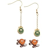 Marvel Loki Ms. Minutes and Loki Logo Earrings Set - Officially Licensed | Officially licensed Marvel collectible, stylish earring pair for series fans, arrives in licensed collector packaging