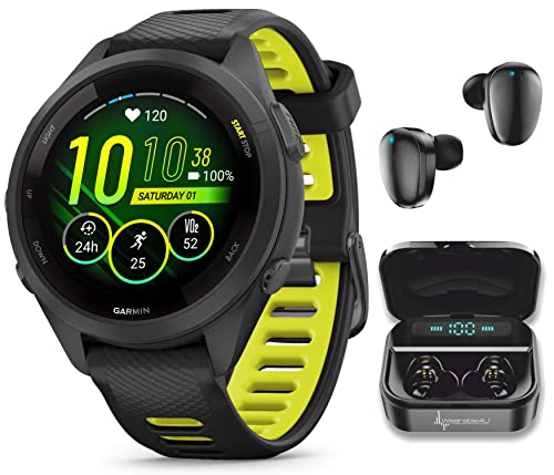 Garmin Forerunner 265S Smartwatch Bundle