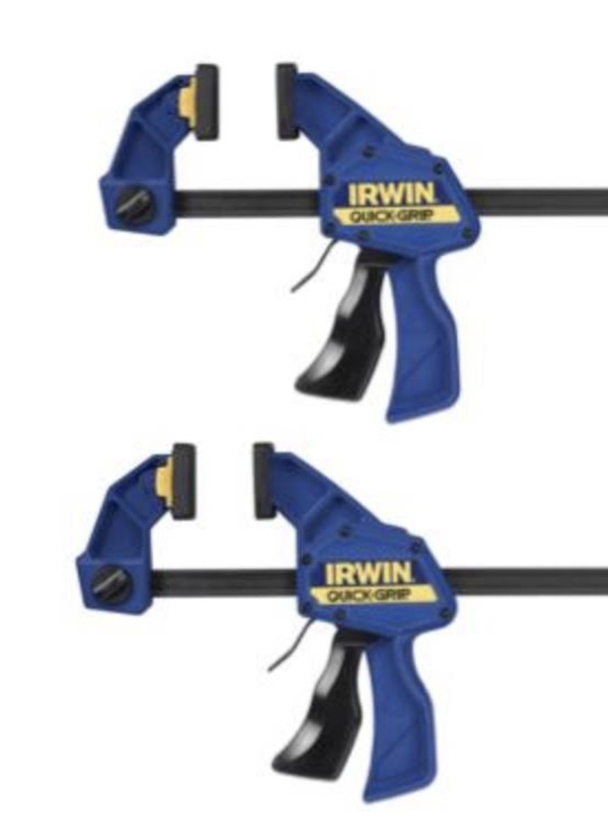 Irwin QuickGrip Quick Change Bar Clamps 300mm (12in) Twin Pack Q
