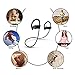 U8 ,black Bluetooth Headset, Sweatproof Wireless, Earbuds Stereo, Wireless Earbuds Compatible with iPhone XS X 8 Plus 8 Plus 7 and Samsung Bluetooth Headphones