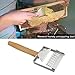 Honey Uncapping Tool, Jestar Honey Uncapping Fork Knife Uncapper Beekeeping Scraper Tool Stainless Steel Wooden Handle