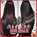 JiSheng Malaysian Virgin Hair 4 Bundles Straight Hair 100% Unprocessed Human Hair Extensions Natural Color 100g/pcs 22 24 26 26inch