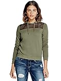 G by GUESS Women's Sierra Mesh-Yoke Sweatshirt