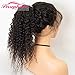 Persephone Pre Plucked 360 Lace Frontal Wig 150 Density Curly Brazilian Remy Full 360 Lace Human Hair Wigs with Baby Hair 360 Wig Human Hair for Black Women 16 Inch Natural Color