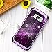 BENTOBEN Case for Samsung Galaxy S8, Case for Samsung S8, Heavy Duty Nebula Galaxy Stars Space Hybrid Soft TPU Hard PC Bumper Shockproof Full Body Protective Phone Case for Galaxy S8, Purple Nebula