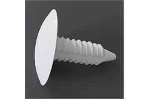 NATIKON Medium Multi-Gauge Strapping Rivets Fasteners 3/4" Length for Patio Lounge Chair Repair 30 Pack (White)