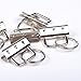 CRIVERS 30PC Key Fob Hardware and Wristlet Sets with Key Rings (1.25 inch)