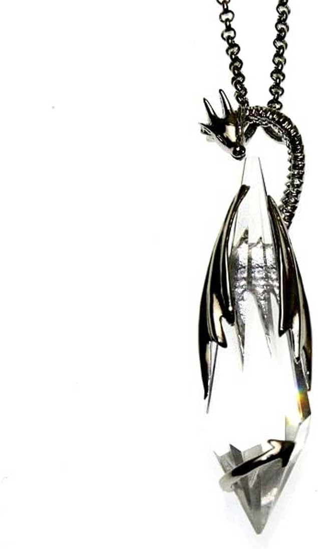 Crystal Keepers Dragon Love Pendant Necklace