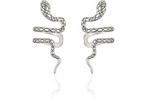 DTESL Simple Snake Clip Earrings For Women Fashion Wedding High Jewelry Party Gifts for Women Mother Friends