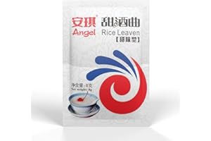 ANGEST 安琪 甜酒曲 Rice Leaven Chinese Wine Starter Mijiu for Making Sweet Rice Wine 8g x 10 pc