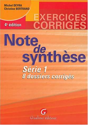 Note de synthèse