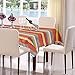 YEMYHOM 100% Polyester Spillproof Tablecloths for Rectangle Tables 60 x 84 Inch, Modern Printed Indoor Outdoor Camping Picnic Rectangular Table Cloth (Colorful Stripes)