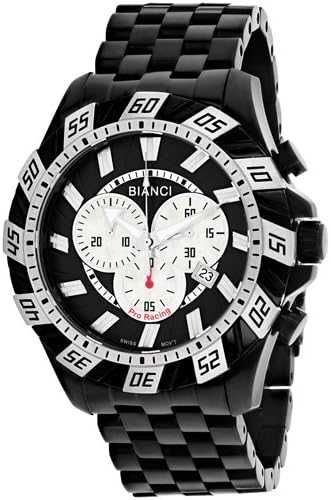 Men's Valentino Swiss-Quartz Watch with Stainless-Steel Strap, Black, 24 (Model: RB70603)
